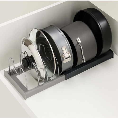 Grey Joseph Joseph DrawerStore Expanding Cookware Organiser DRAWER