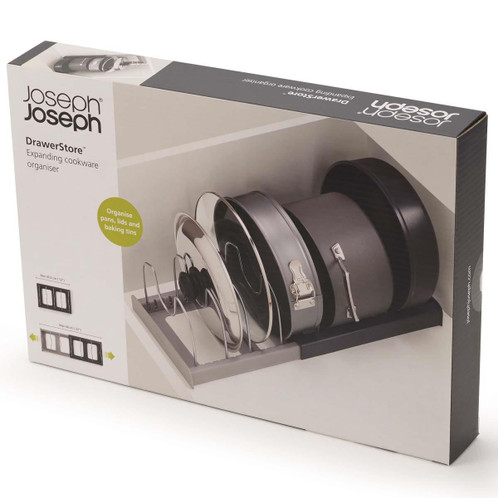 Grey Joseph Joseph DrawerStore Expanding Cookware Organiser BOX