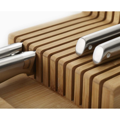 Bamboo Joseph Joseph DrawerStore Bamboo 2-tier Knife Organiser LS4
