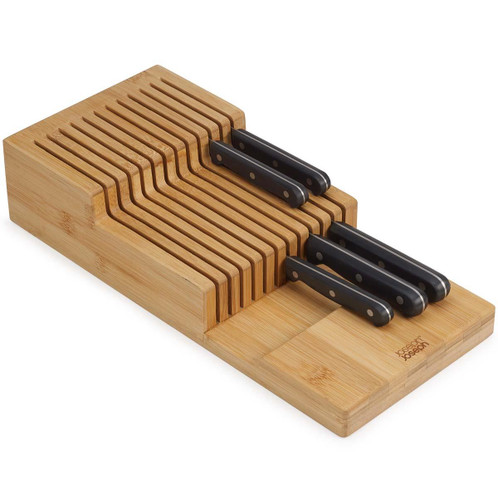 Bamboo Joseph Joseph DrawerStore Bamboo 2-tier Knife Organiser KNIFE