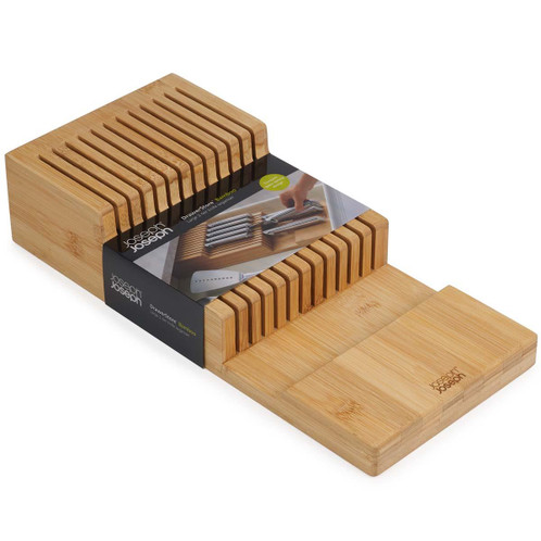 Bamboo Joseph Joseph DrawerStore Bamboo 2-tier Knife Organiser BOX