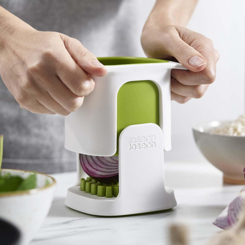 White Joseph Joseph ChopCup Vegetable Dicer chop3