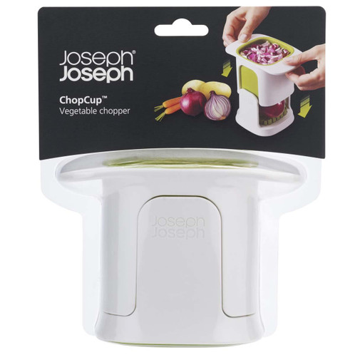 White Joseph Joseph ChopCup Vegetable Dicer packaging