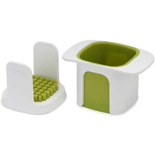 White Joseph Joseph ChopCup Vegetable Dicer parts