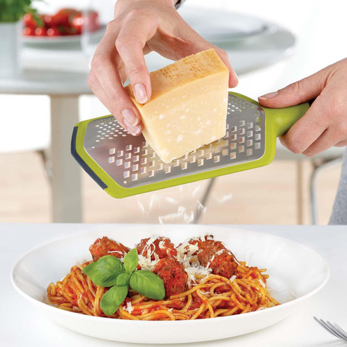 Green Joseph Joseph Twist Grater - Coarse/Fine cheese