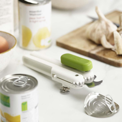 White/Green Joseph Joseph Pivot 3-in-1 Can Opener LS3