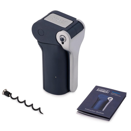 Dark Grey Joseph Joseph BarWise Compact Lever Corkscrew