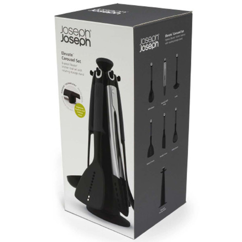 Grey Joseph Joseph Elevate Carousel 6-piece With Tongs BOX