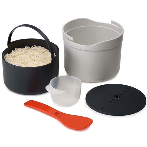 Stone/Orange Joseph Joseph M-Cuisine microwave rice cooker SET