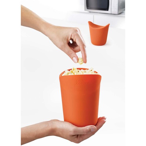 Orange/Grey Joseph Joseph M-Cuisine Single- Serve Popcorn Maker LS2