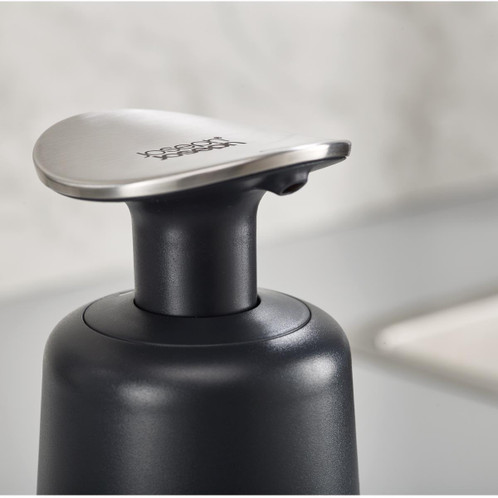 Grey Joseph Joseph Presto Soap Dispenser detail