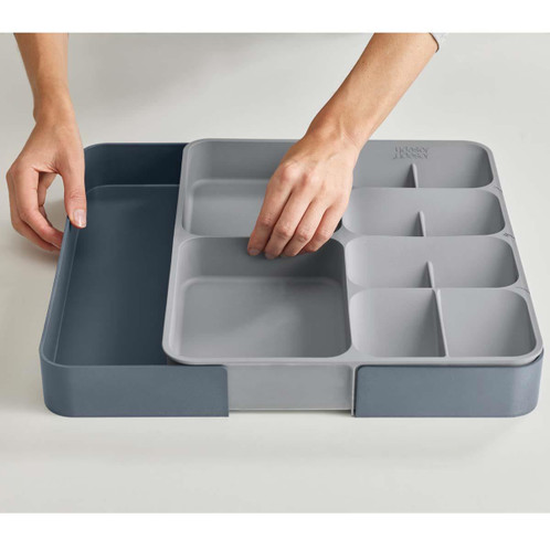 Blue Joseph Joseph DrawerStore Expanding Cutlery, Utensil & Gadgets Organiser LS3