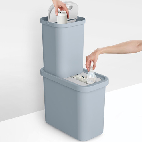 Joseph Joseph GoRecycle 46L Recycling Collector & Caddy Set use
