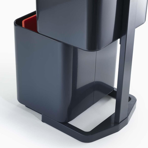Graphite Joseph Joseph Totem Max 60L Waste & Recycling Bin stand