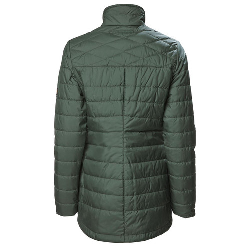 Scarab Green Musto Womens Edinburgh Primaloft Quilted Jacket Back