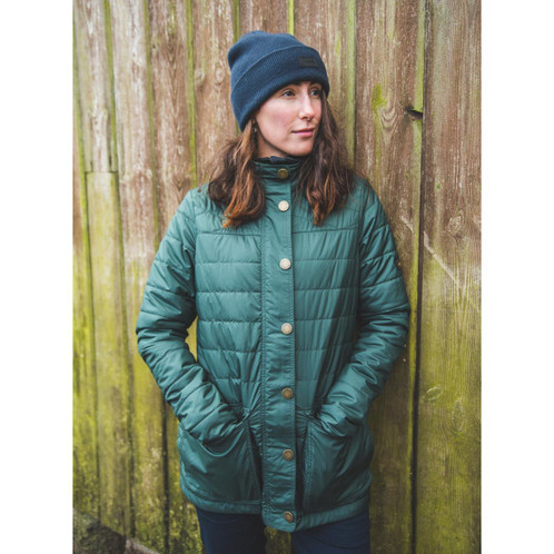 Scarab Green Musto Womens Edinburgh Primaloft Quilted Jacket Lifestyle