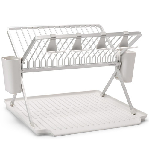 Light Grey Brabantia Foldable Large Dish Drying Rack