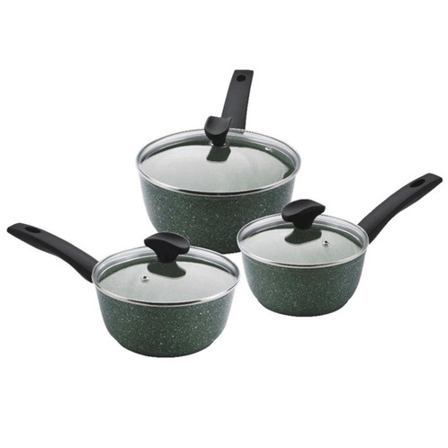 Prestige Eco 3-Piece Covered Saucepan Set