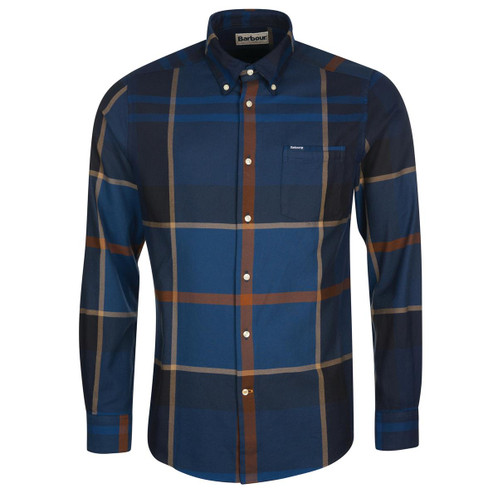 Midnight Tartan Barbour Mens Dunoon Tailored Shirt