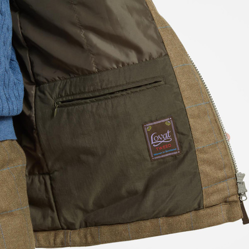 Schoffel Mens Ptarmigan Tweed Classic Coat Inner Pocket