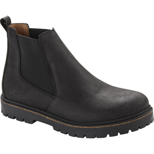 Black Birkenstock Unisex Stalon Nubuck Leather Boot