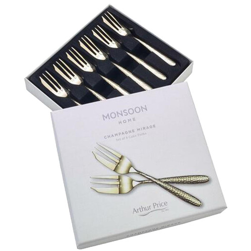 Arthur Price Champagne Mirage Pastry Fork Set