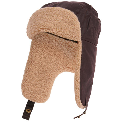 Rustic Barbour Mens Morar Wax Trapper Hat