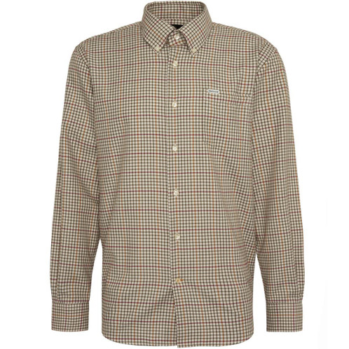Ecru Barbour Mens Henderson Thermo Weave Shirt