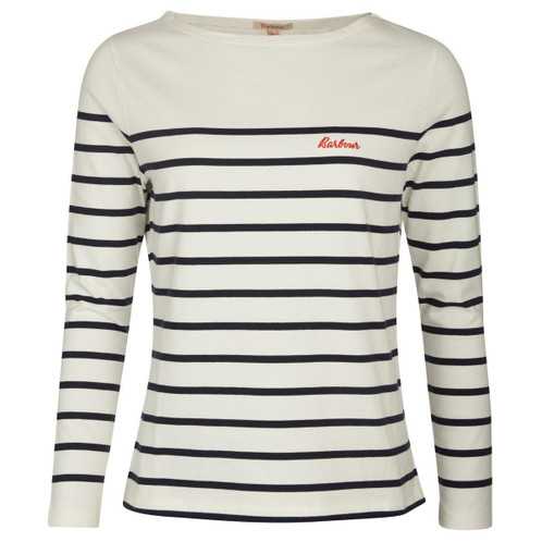 Cloud/Navy Barbour Womens Bradley Top