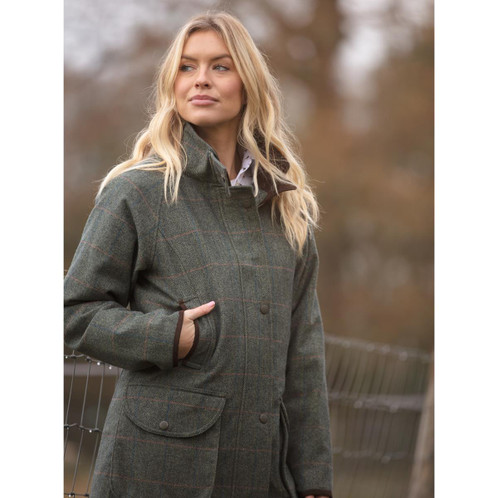 Spruce Alan Paine Womens Combrook Coat Detail