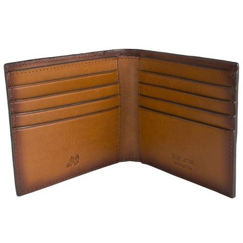 Brown Loake Midland Wallet Open