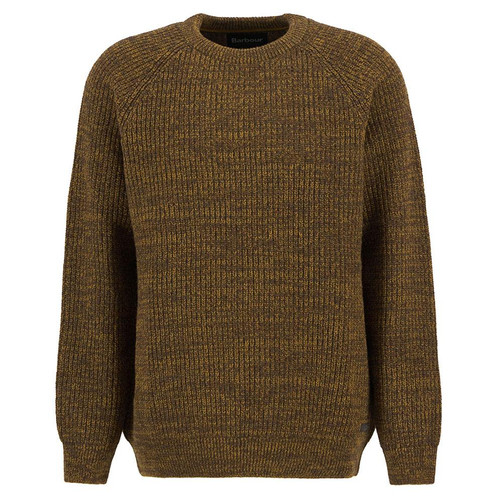 Copper Barbour Mens Horseford Crew Jumper Copper Barbour Mens Horseford Crew Jumper
