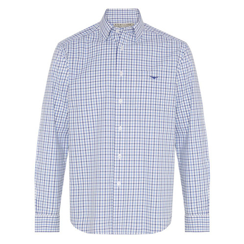 Pale Blue/White R.M. Williams Mens Collins Shirt