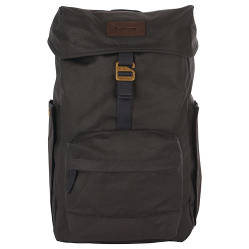 Olive Barbour Essential Wax Backpack