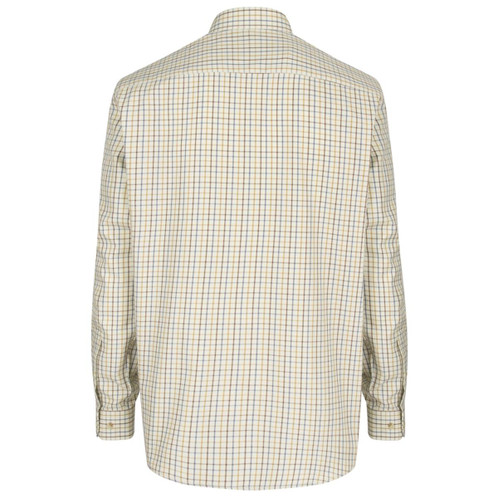 Brown/Gold/Navy Hoggs Of Fife Mens Inverness Cotton Tattersall ShirtBrown/Gold/Navy Hoggs Of Fife Mens Inverness Cotton Tattersall Shirt Back