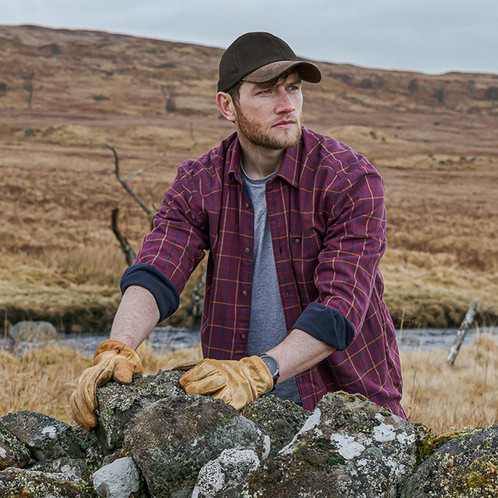 Bramble Hoggs Of Fife Fleece Lined Shirt Lifestyle