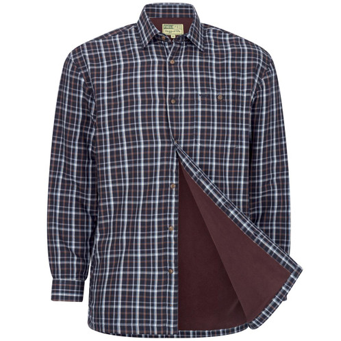 Hoggs Of Fife Mens Fleece Lined Shirt fleece lining