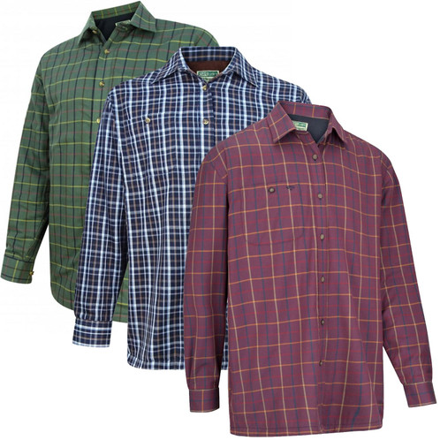 Hoggs Of Fife Mens Fleece Lined Shirt
