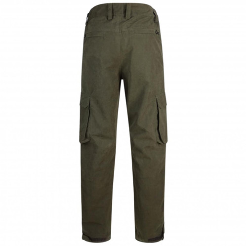 Dark Green Hoggs Of Fife Struther Field Trousers Back
