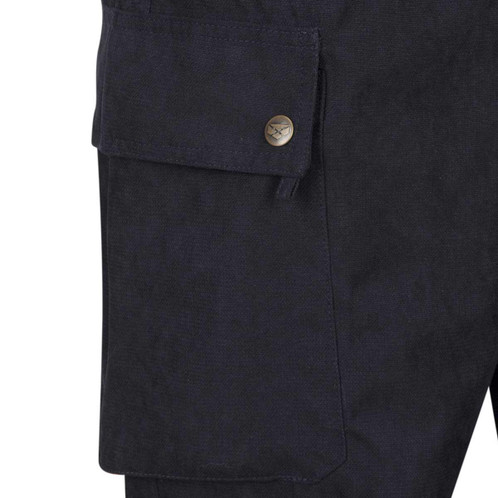 Navy Hoggs Of Fife Mens Struther Field Trousers pocket