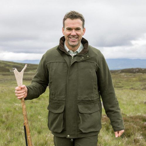 Olive Green Hoggs Of Fife Mens Kincraig Field Jacket Lifestyle