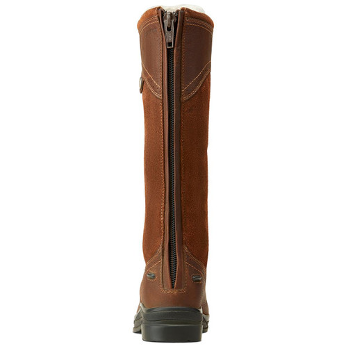 Dark Brown Ariat Womens Wythburn Tall H2O Boots Rear