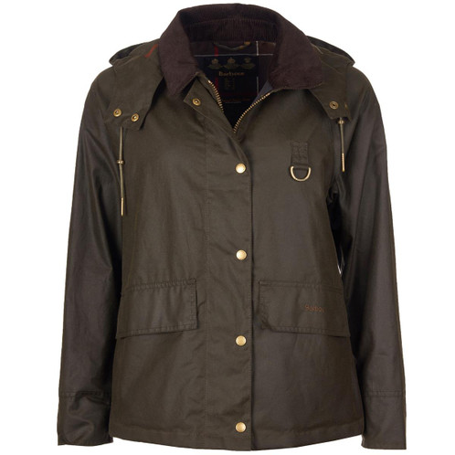 Olive/Classic Barbour Womens Avon Wax Jacket