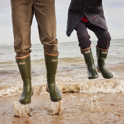 Barbour Mens Tempest Wellington Boots Lifestyle