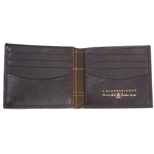 Barbour Amble Leather Billfold Wallet Inner