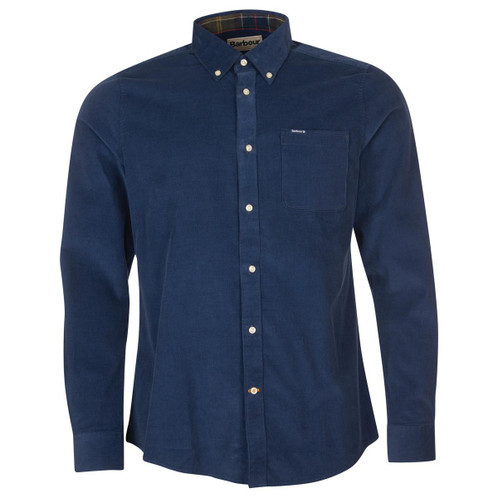 Dark Denim Barbour Mens Ramsay Tailored Shirt