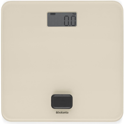 Soft Beige Brabantia Battery Free Bathroom Scale