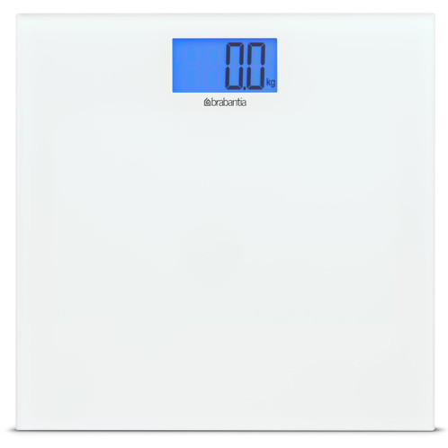 White Brabantia Battery Powered Bathroom Scales