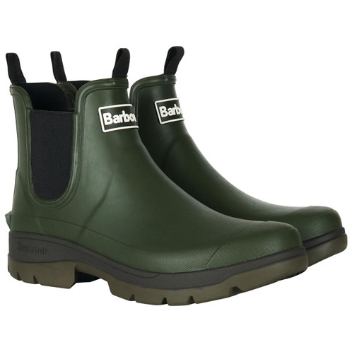 Olive Barbour Mens Nimbus Wellington Boots