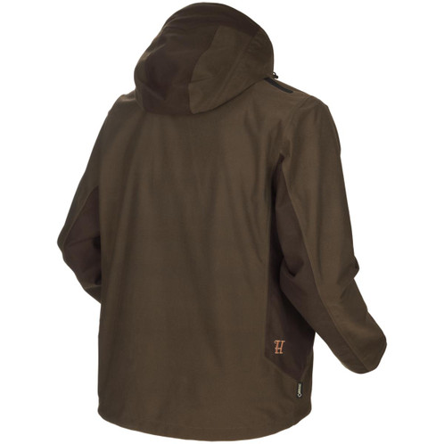 Hunting Green/Shadow Brown Harkila Mens Mountain Hunter Jacket Back